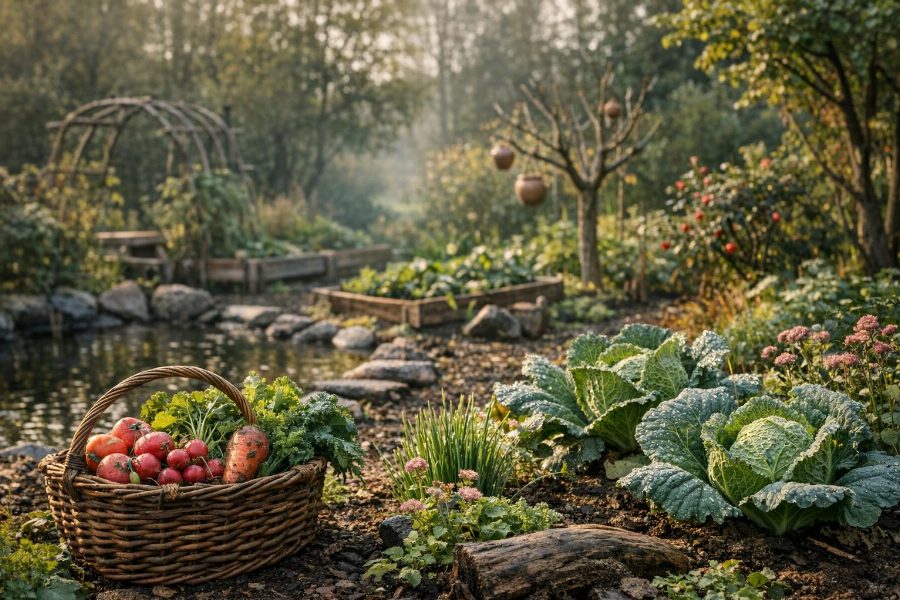 Permakultur im Februar: Aufbau eines essbaren Waldgartens – Freilandwerk Blog