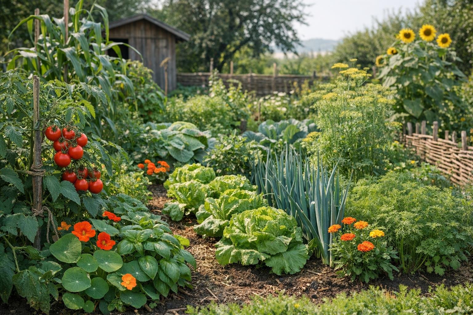 Nachhaltige Mischkulturen: Erfolgreich im Bio-Garten – Freilandwerk Blog Vorschau